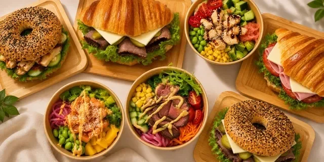 Maison Croissant & Bowls croissant sandwich and bowl kitchen on St Anne's Rd in St. Vital, Winnipeg, MB